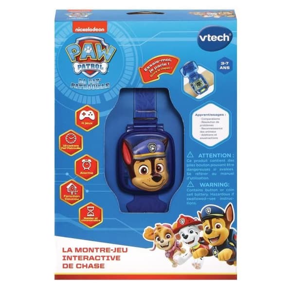 Chase Interaktiv Spelklocka - VTECH - Paw Patrol - Pratande Multifunktion för Barn