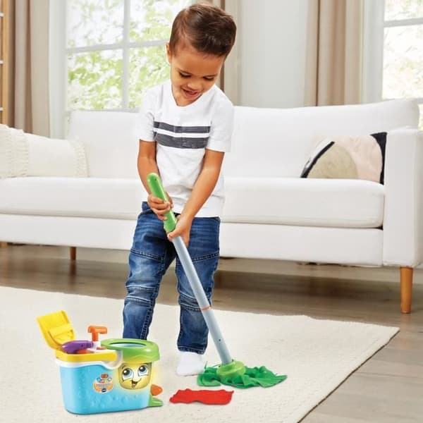 VTECH - 1.2.3 Imitate Me - Little Magi'clean rengøringsvogn - Imitationslegetøj til børn