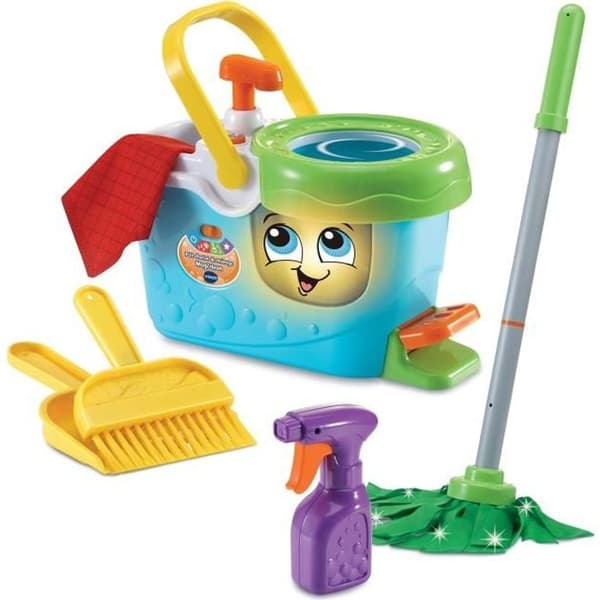 VTECH - 1.2.3 Imitate Me - Little Magi'clean rengøringsvogn - Imitationslegetøj til børn