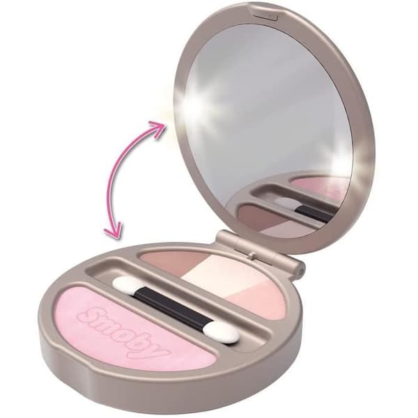Smoby - My Beauty Powder Compact - Lysande Fake Powder Compact - Spegel - 320151