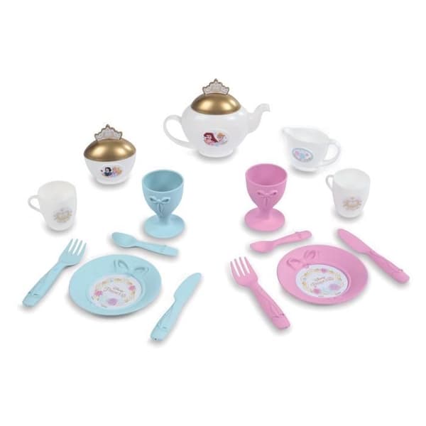 Disney Princess XL Serveringsvagn - Smoby - Unisex - Rosa - 17 tillbehör ingår - Barn - Från 3 år