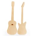 Miniatyrbild 1 av 3: Salladservetter - Gitarr - Trä - 2 stycken - Naturlig - Ej diskmaskinssäker