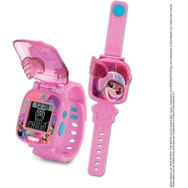 VTECH Paw Patrol The Movie Interaktivt Spelklocka - Liberty - 4 Pedagogiska Aktiviteter - Åldrar 3 till 7 Rosa