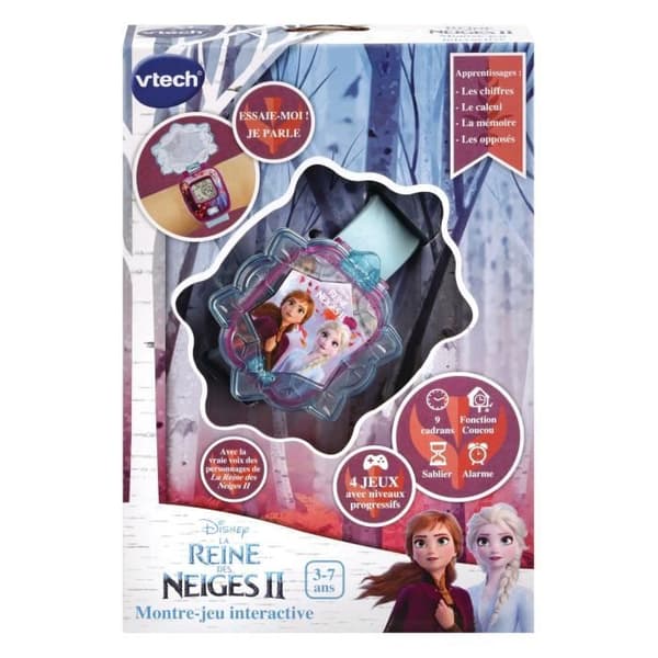 VTECH Frost 2 Elsa interaktiv spelklocka - För barn 3 till 7 år - 2 års garanti