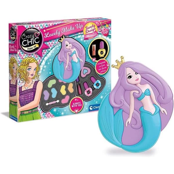 Clementoni - Crazy Chic - Mermaid Makeup Palette - 2 Ögonskuggspaletter