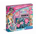Miniatyrbillede 2 af 4: Vaskbar makeuptaske i stof til børn - Clementoni Crazy Chic - Indeholder 5 makeupprodukter