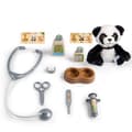 Miniatyrbillede 2 af 6: Smoby - Dyrelægetui - 1 panda plysdyr og meget tilbehør - 2 i 1 produkt: Transportbur