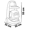 Miniatyrbillede 5 af 6: Smoby - Dyrevogn til Zoo - Panda Plys - Mange tilbehør inkluderet - 2 i 1 produkt: Transportbur - Fremstilling