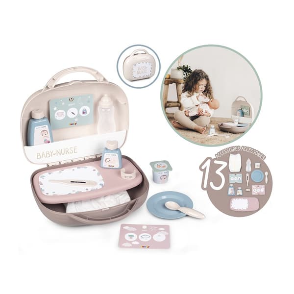 SMOBY Baby Nurse Dockans Barnvaktväska