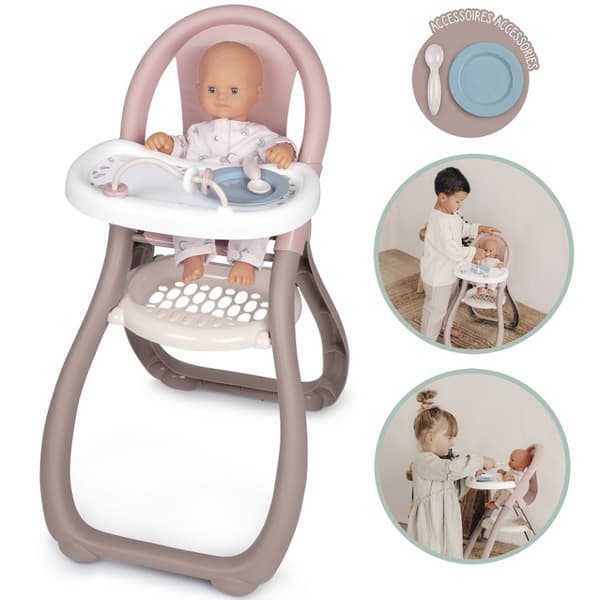 SMOBY Baby Nurse Matstol för Dockor