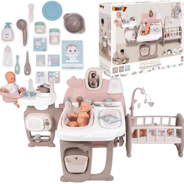 SMOBY Baby Nurse Stor Babysitterstation til dukken