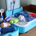 Miniatyrbillede 6 af 11: WOOPIE Lille tandlægesæt – 33 dele
