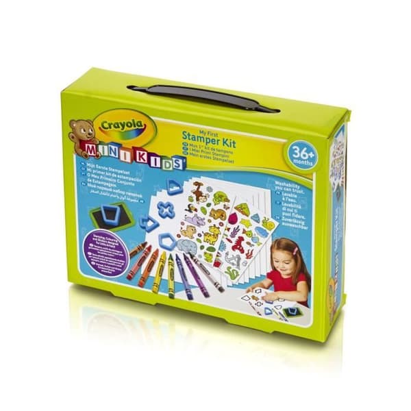 Crayola - Mini Kids - My 1st Stamp Kit - Målarbok för barn och småbarn