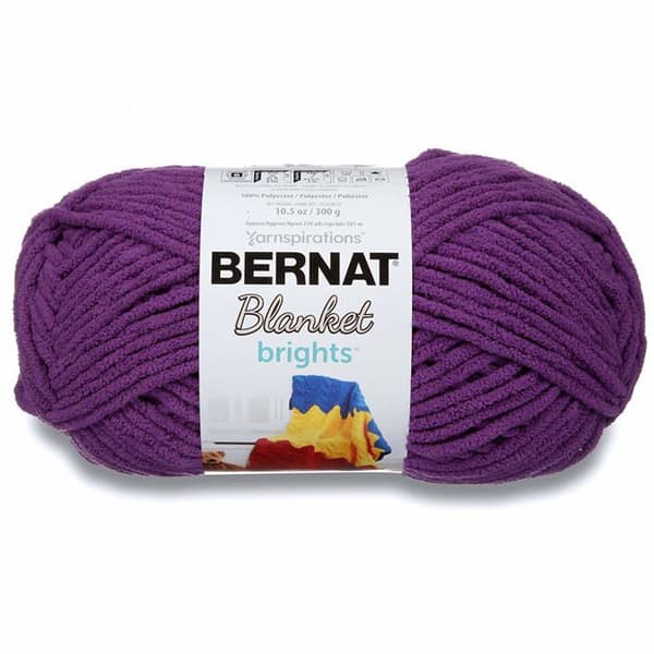 Spinrite - 531102 - Bernat Brights Big Ball Garn-pow filt Lila, Övrigt, Flerfärgad