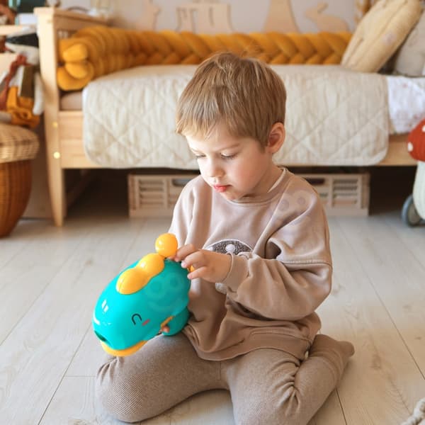 WOOPIE Dinosaur Dart spil med kuglepistol