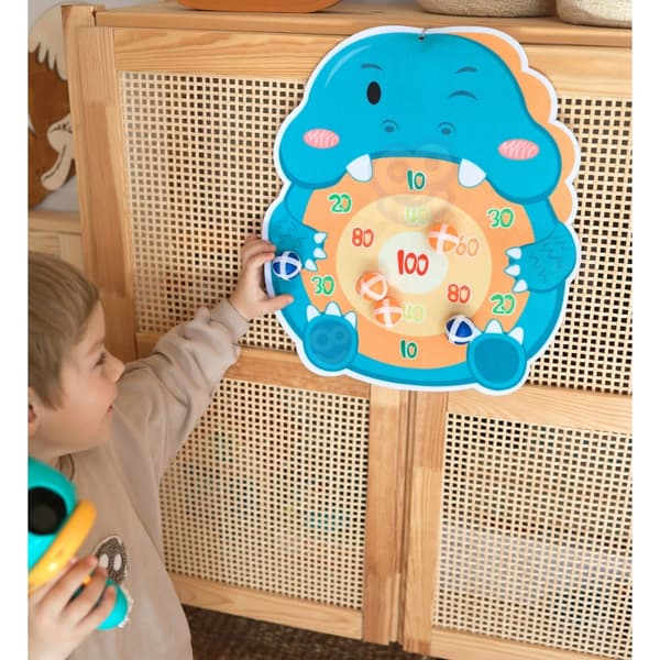 WOOPIE Dinosaur Dart spil med kuglepistol