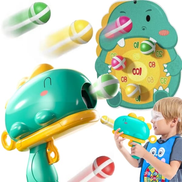 WOOPIE Dinosaur Dart spil med kuglepistol
