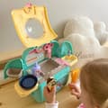 Miniatyrbillede 3 af 11: WOOPIE Kitty 2-i-1 skønhedssalon i rygsæk