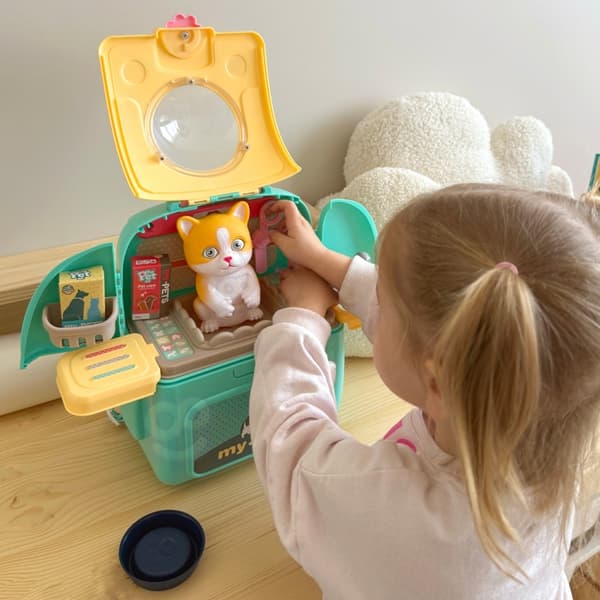 WOOPIE Kitty 2-i-1 skønhedssalon i rygsæk