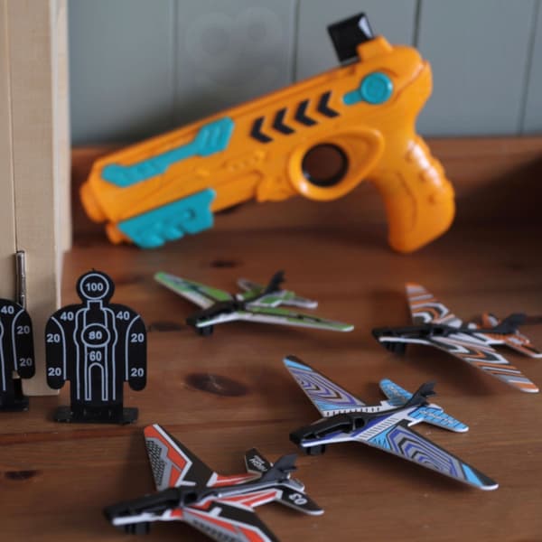 WOOPIE Automatisk Aircraft Launcher med 4 Aircraft