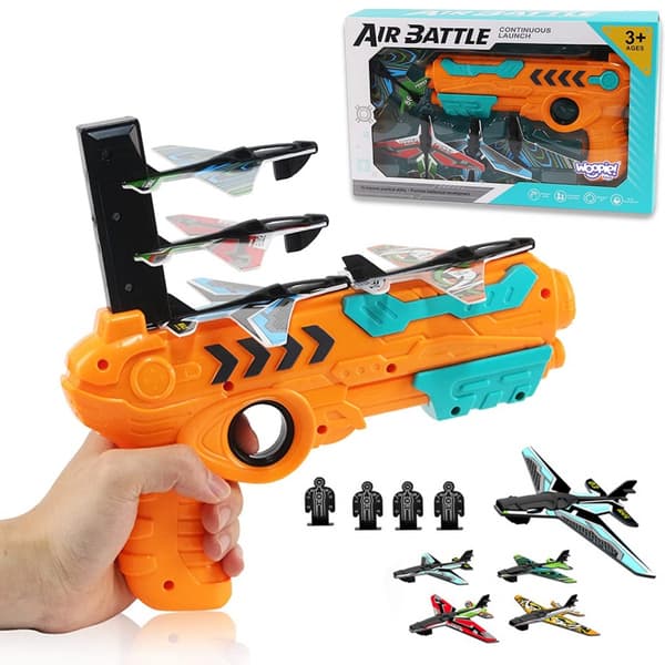 WOOPIE Automatisk Aircraft Launcher med 4 Aircraft