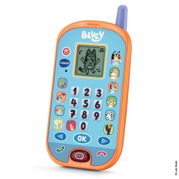 Interaktiv leksak - VTECH - Blueys interaktiva smartphone - Flerfärgad - Batteri - Pedagogisk leksak
