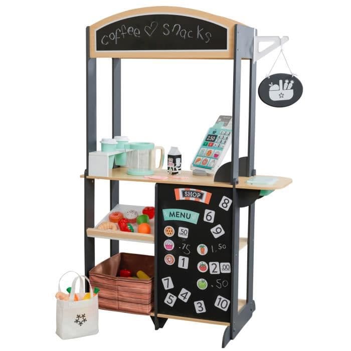KidKraft - 53439 - Lad os lade som Wood Merchant Stand