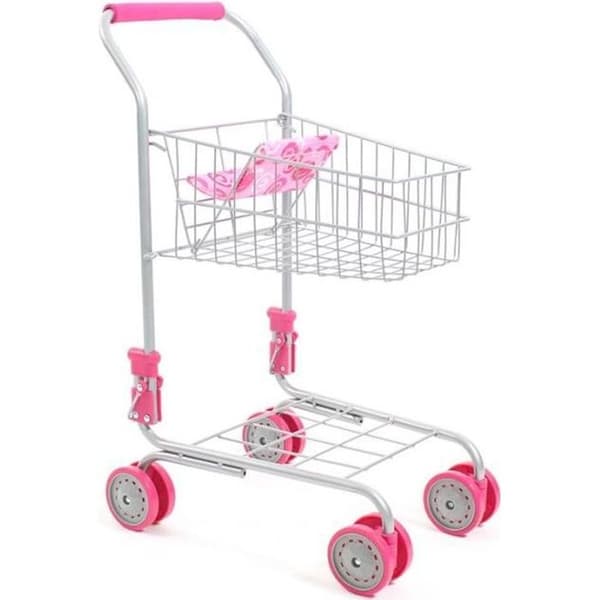 Metallisk stormarknadsvagn - Bayer Chic 2000 - 760 20 - Unisex - Barn - Rosa och grå