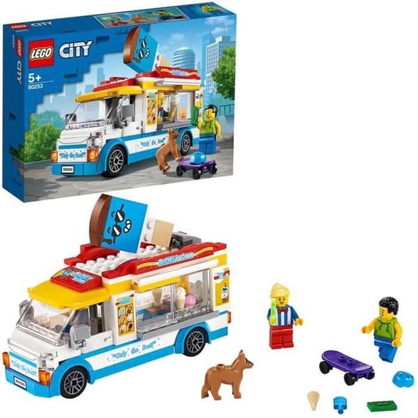 LEGO® City 60253 glassbilsleksaksbyggsats för barn från 5 år med minihundsfigur