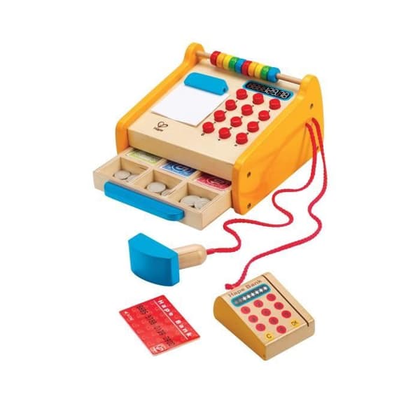 Imitationsspel - HAPE - Träkassa - 37 tillbehör - Blandat - Från 3 år