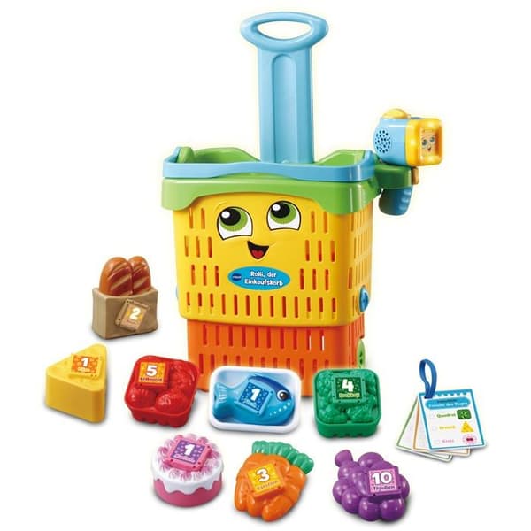 Handlare - handlare Vtech - 80-614204 - Rolli Shopping Basket Toy on Wheels Multicolor Exclusive on Amazon