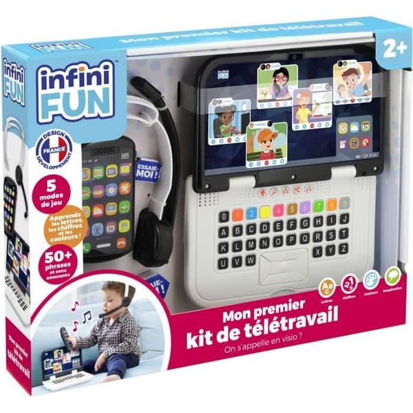 Teleworking Kit - KD - My First Teleworking Kit - Realistiska ljuseffekter och ljud i 18 månader