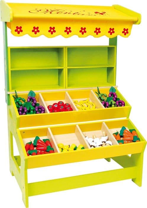 Köpmansbutik - Small foot company - 1553 Färgglad - För frukt och grönsaker - 3 år