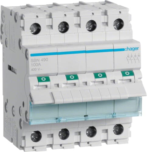 4P 100A SBN490 afbryderafbryder