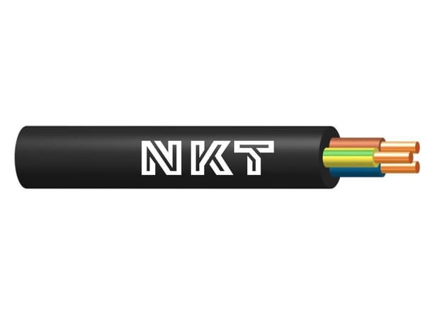 YKY kabel 3x2,5 jordledning 750V NKT