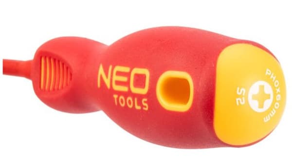 NEO.04-071 Stjerneskruetrækker PH0 x 60 mm 1000V