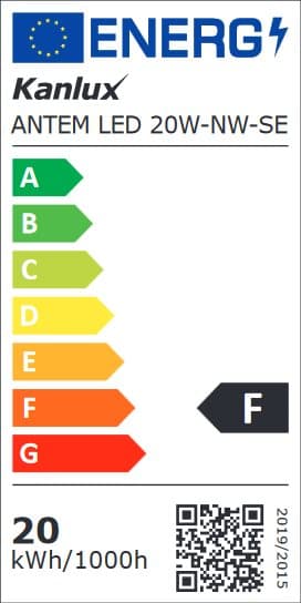 Kanlux LED projektør med sensor ANTEM 20W-NW-SE B 4000K 33206
