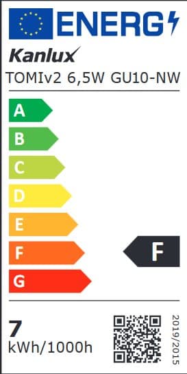 Kanlux LED-pære GU10 TOMIv2 6,5W GU10-NW 34970