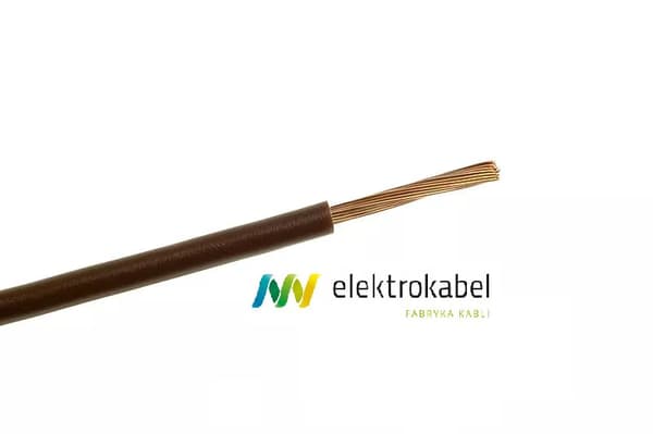 Kabel LGY 1X0,75 brun tråd 100mb TUREK