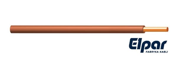 Kabel DY 1X2,5 brun ledning 100mb ELPAR