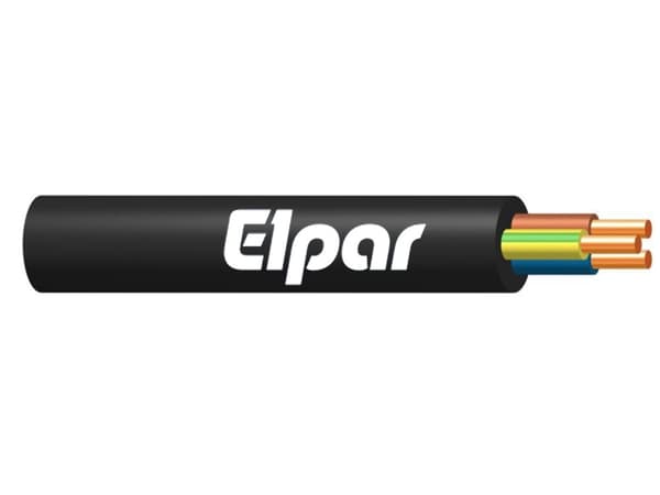 YKY kabel 3x1,5 jordtråd ELPAR