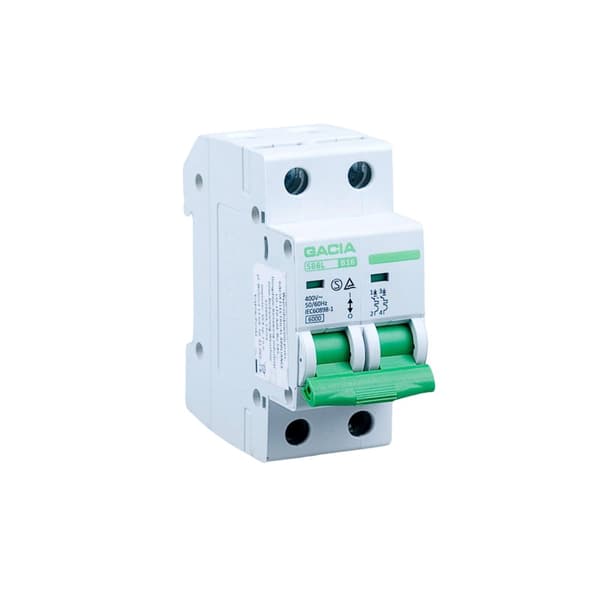 Effektbrytare B 2P 16A