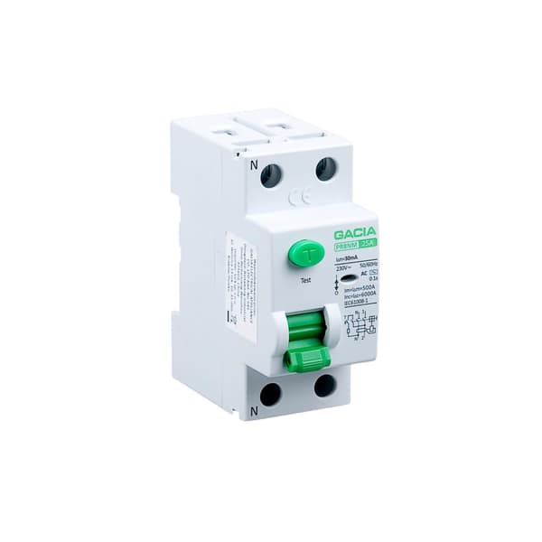 2P 40A 30mA AC differensafbryder