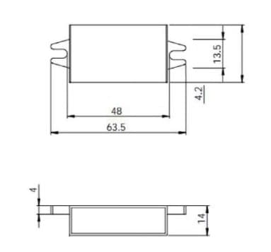 Ylijännitesuoja D (T3) 1.0kV seinässä