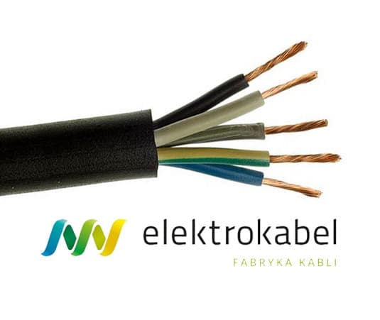 OWY kabel 5x1,5 rundt kabel TUREK sort