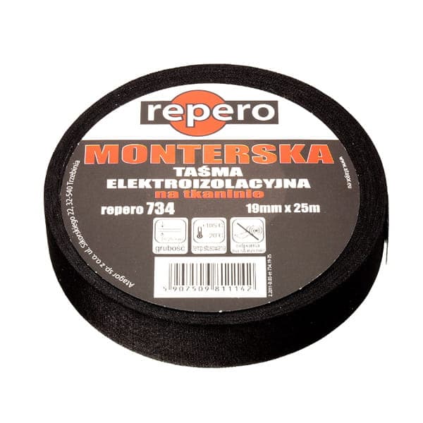Webbing tape samling 19mmx25mb 734