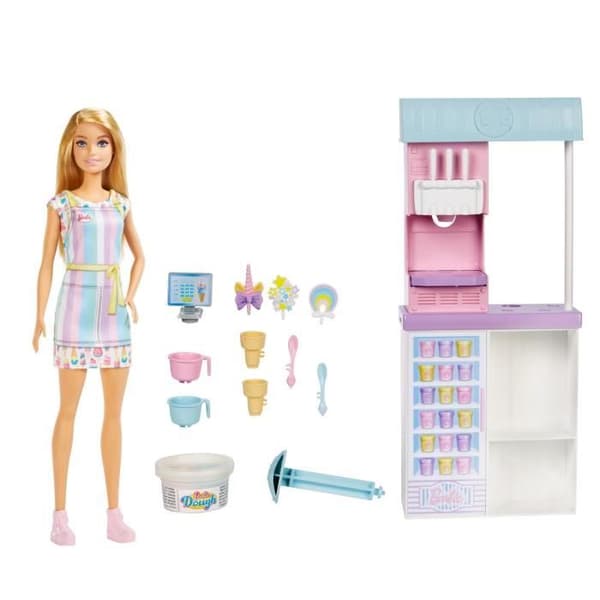 Barbie - Ice Cream Seller Box - Modedocka - Från 3 år