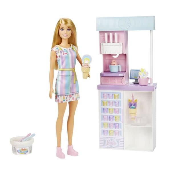 Barbie - Ice Cream Seller Box - Modedocka - Från 3 år