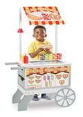 Miniatyrbild 2 av 6: Vit vagn för snacks och godsaker
