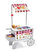 Miniatyrbild 1 av 6: Vit vagn för snacks och godsaker